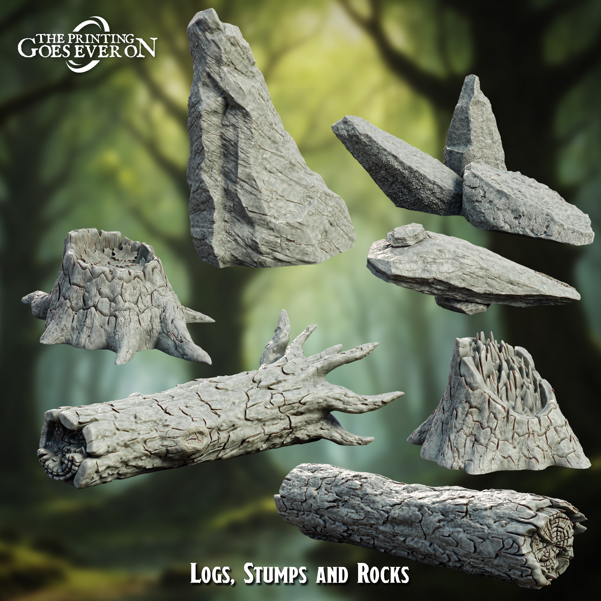Logs, Stumps and Rocks - Presupported